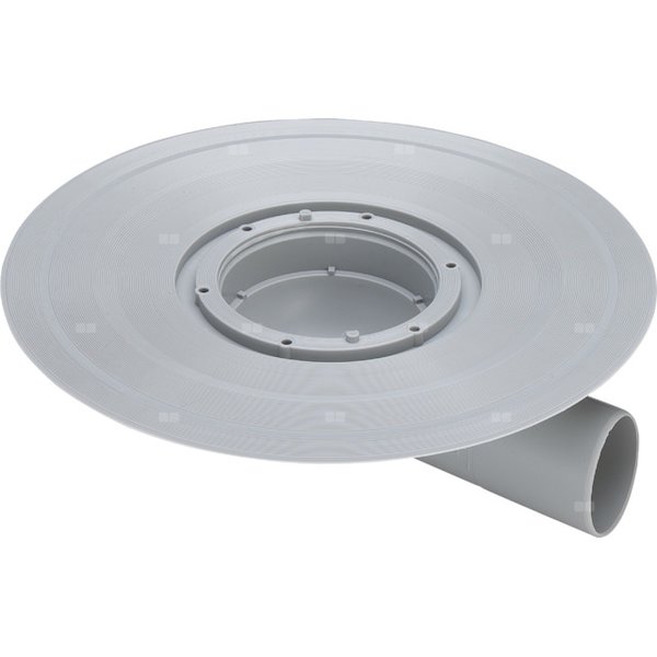 Advantix-odpływ balkonowy/tarasowy korpus nr wzoru 4943.21 DN: 50 wydajność odpływu przy wysokości spiętrzenia 35 mm (wg PN-EN 1253): 2.5 odpływ poziomy