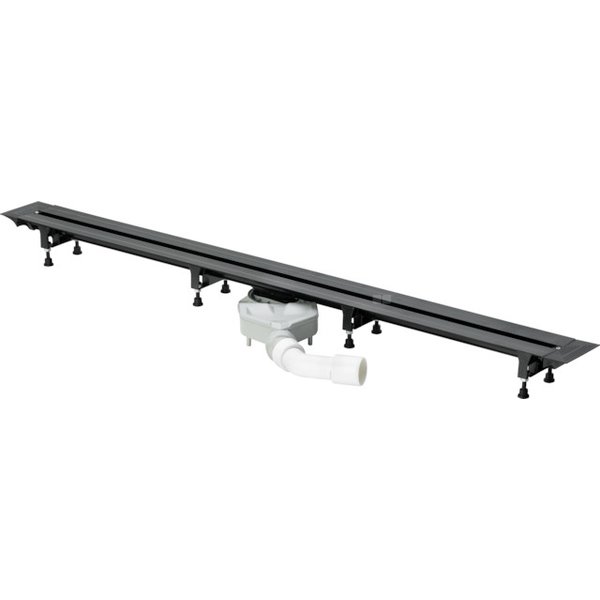 Odpływ prysznicowy prostokątny VIEGA 496610, 1300 x 110 x 70 mm, dł: 1200 mm, szer: 20 mm, z syfonem