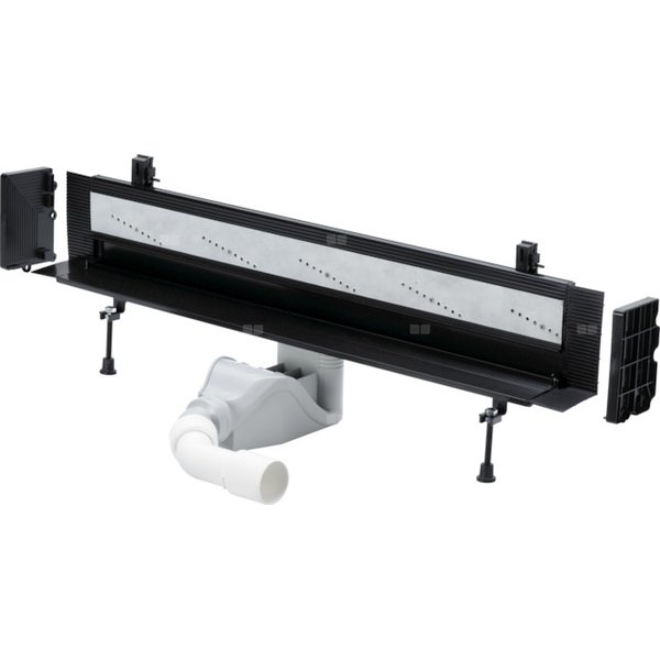Odpływ prysznicowy prostokątny VIEGA 496710, 1200 x 113 x 85 mm, dł: 1200 mm, z syfonem