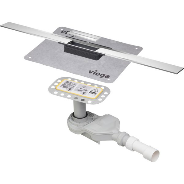 Odpływ prysznicowy prostokątny VIEGA 498111, 100 x 54 x 70 mm, z syfonem