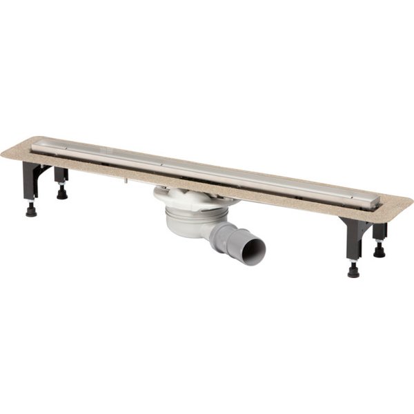Odpływ prysznicowy prostokątny VIEGA 498320, 1000 x 150 x 121 mm, dł: 920 mm, szer: 50 mm, z syfonem