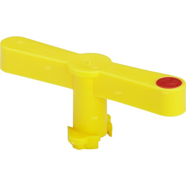 Optifix 3-pokrętło tworzywo sztuczne, nr wzoru 4988.92 wykonanie: złotożółty=RAL 1004