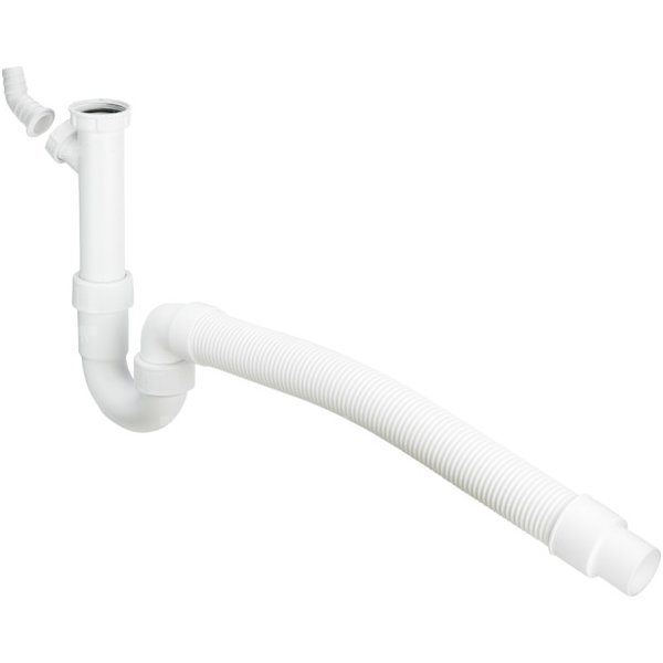 Syfon rurowy przeznaczenie: zlewozmywak, tworzywo sztuczne, nr wzoru 7985.15 G: 1½ L: 500 DN: 40/50