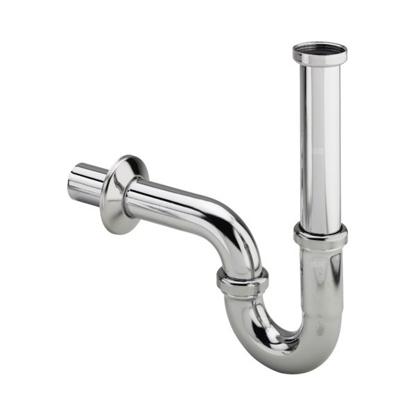 Syfon rurowy mosiądz chrom., nr wzoru 5611.916 G: 1¼ DN: 32