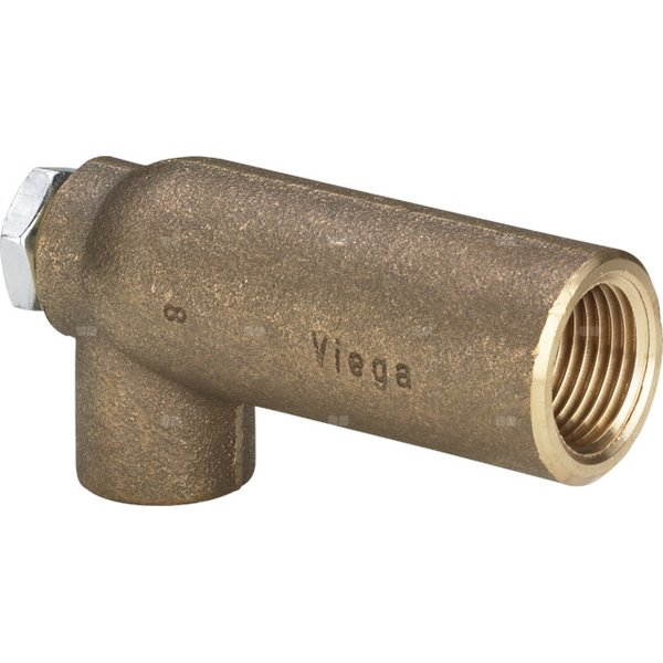 Kolano 90' VIEGA 94476, brąz / brąz, 18 mm x 1/2'' (lw x gw)