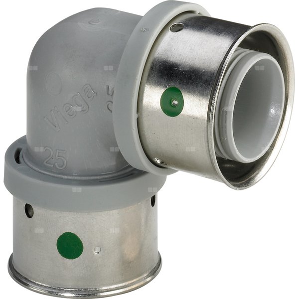 Łuk Smartpress 90' VIEGA 4716, tworzywo sztuczne / stal, 20 mm (zw x zw)