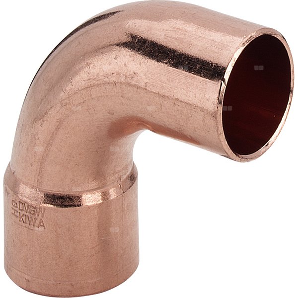 Łuk 90' VIEGA 95001A jednoczęściowy, miedź / miedź, 14 mm (lw x gz)