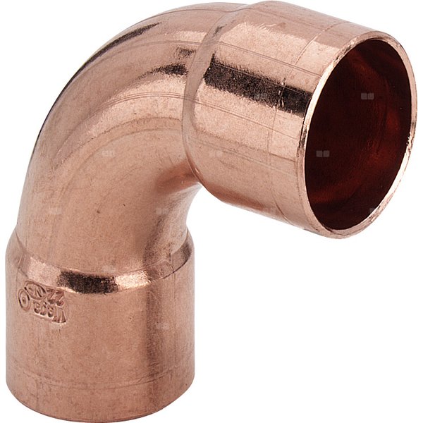 Łuk 90' VIEGA 95002A jednoczęściowy, miedź / miedź, 14 mm (lw x gw)