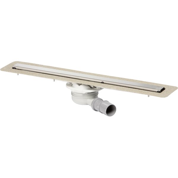 Odpływ prysznicowy prostokątny VIEGA 498275, 800 x 150 x 121 mm, z kratką, dł: 720 mm, szer: 50 mm, z syfonem