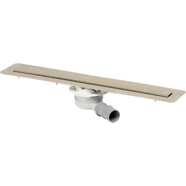 Odpływ prysznicowy prostokątny VIEGA 498276, 900 x 150 x 121 mm, dł: 820 mm, szer: 50 mm, z syfonem
