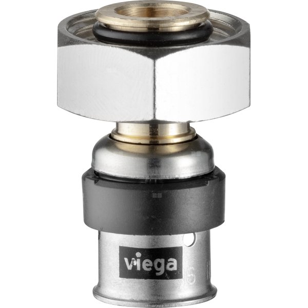 Dwuzłącze VIEGA 6735, brąz / brąz, 16 mm x 3/4'' (pz x gw)