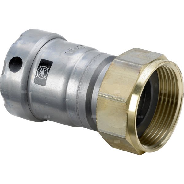 Dwuzłącze VIEGA 4263 trzyczęściowy, stal (cynk/nikiel) / stal (ocynk), 2 3/8'' x 2'' (gw x mz), 103 mm