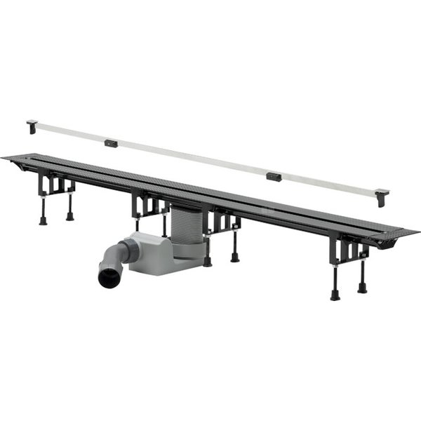 Odpływ prysznicowy prostokątny VIEGA 496520, 1200 x 110 x 95 mm, z syfonem