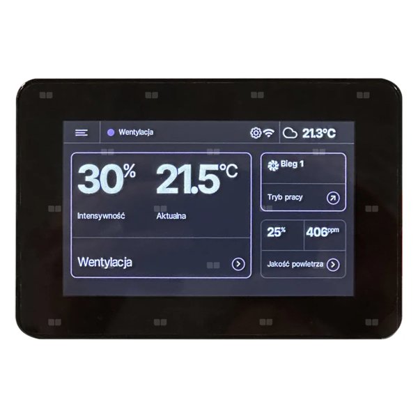 Panel sterownika Comfort Wi-Fi (Czarny)