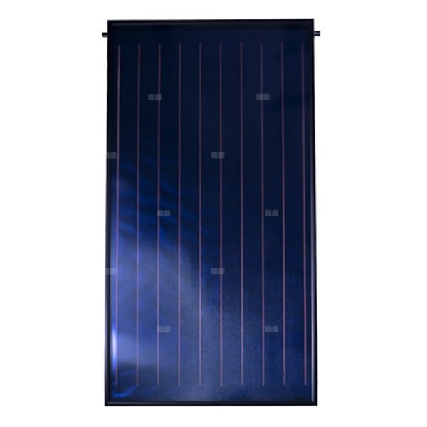 Kolektor słoneczny płaski Viteco VSC EM1VCU-AL/2,0B o powierzchni 2,0 m² (pionowy, 2-harfowy, absorber miedź/aluminium) rama - anodowana w kolorze brązowym