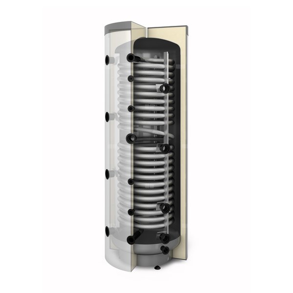 Podgrzewacz VITECO HEAT MULTi-INOX 600 z wężownicą, 619 l