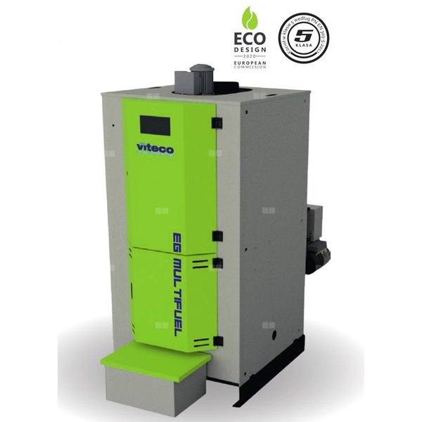 Kocioł na pellet VITECO HEAT EG MULTIFUEL 60 kW z przyłączem c.o.