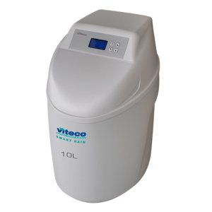 Kompaktowy zmiękczacz wody Viteco SMART RAIN 10L z kompletnym zestawem filtracji wstępnej i zestawem do mierzenia twardości wody