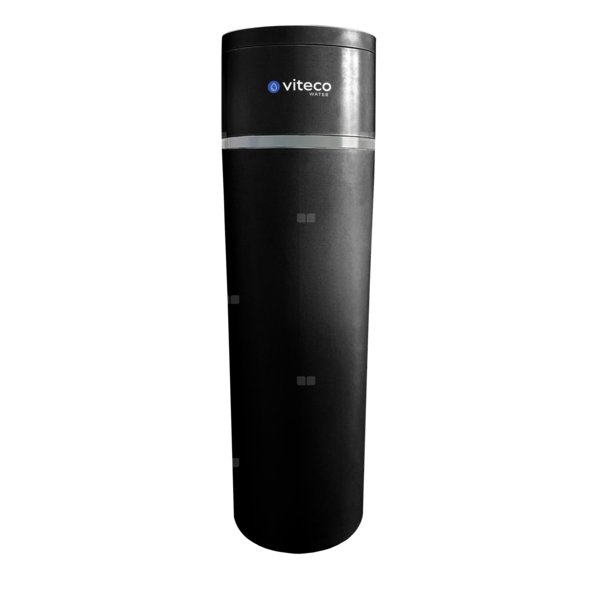 Kompaktowe urządzenie do zmiękczania wody ze złożem węgla aktywnego Viteco SMART CARBON PLUS 30L z kompletnym zestawem filtracji wstępnej, zestawem do mierzenia twardości wody, wężami przyłączeniowymi 60 cm i wężem do popłuczyn 3 mb.