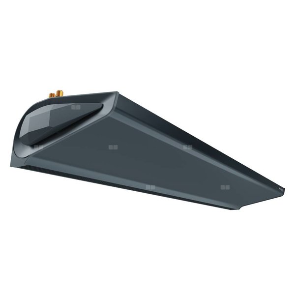 Kurtyna powietrzna WING II W200 EC z wodnym wymiennikiem ciepła DARK (RAL7016)