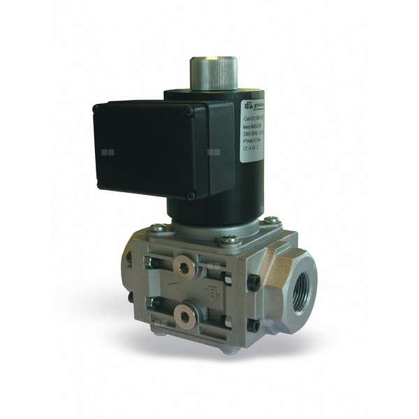 Automatyczne zawory elektromagnetyczne ON/OFF gazowe NC (szybkie otwieranie i zamykanie przy naswtaionym przepływie) AMSV202R ELETTR.AUT.3/4'' 230VAC