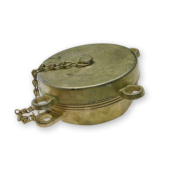 Zamknięcie wlewu paliwa z łańcuszkiem. 2” × 2 1/2” TANK DRAIN PLUG TL50/65
