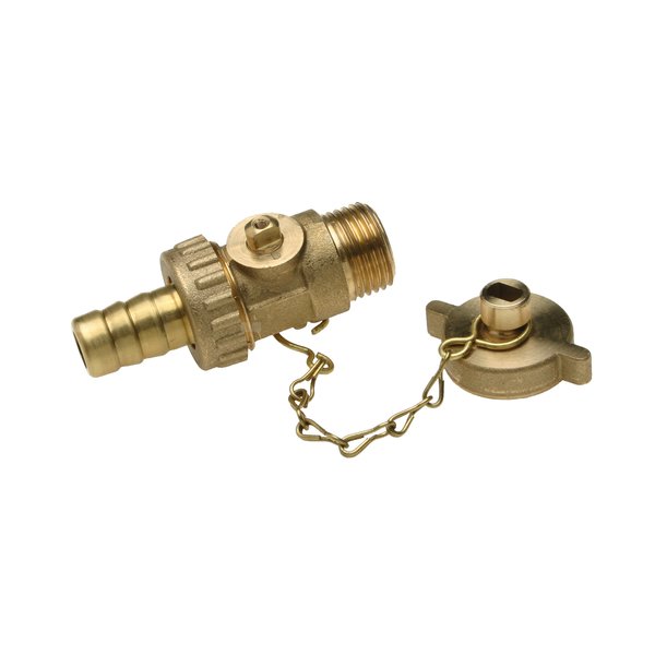 Zawór spustowy. Wykonany z mosiądzu. Przyłącze węża 1/2” DRAIN COCK FOR BOILERS 1/2''