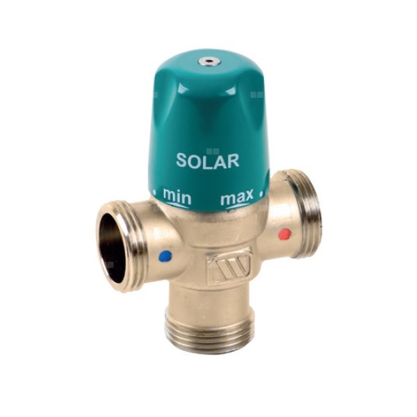 Zawór mieszający inst solarne MMV SOLAR G 3/4 SELF COLOUR BRASS VALVOLA MISCELATRICE 2 VIE X SOLARE