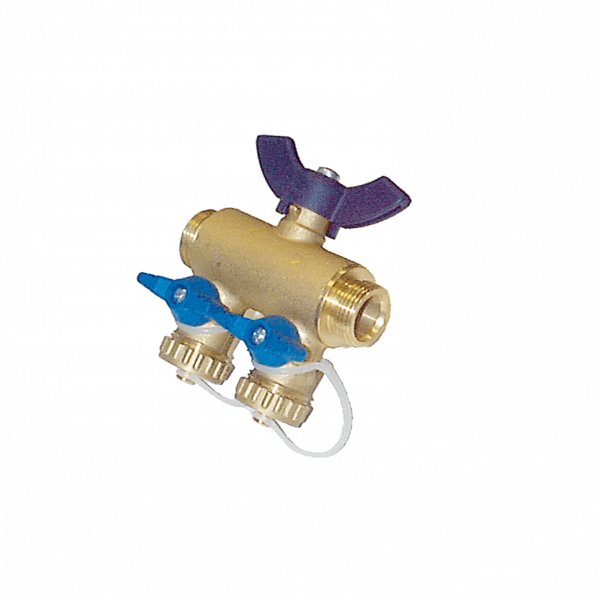 Grupa napełniająca do instalacji solarnych/ instalacji grup pomp itp. 1''GZ, uszczelnienie płaskie QUICK FILL DN15 THREAD 3/4''EC CONNE CT 3/4''EC