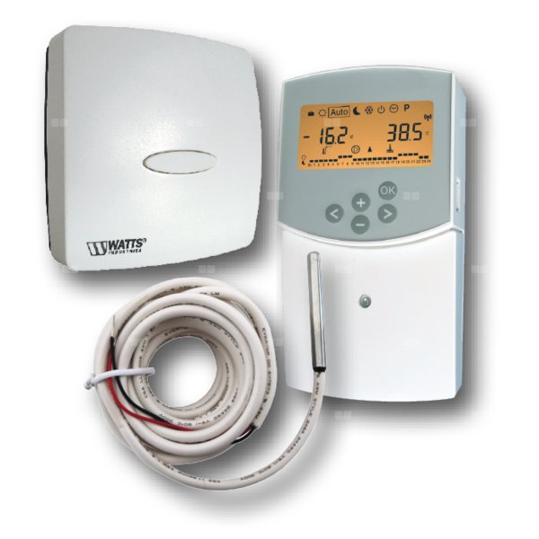 Regulator obiegu grzewczego/chłodniczego w osprzetem, z czujnikami 230VAC, programowalny z wyświetlaczem LCD CC-HC heating/cooling control