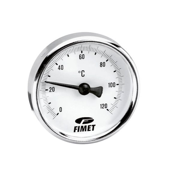 Termometr bimetaliczny, axialny, z tuleją w zestawie TB-63 50 0-120'C G1/2B /C2+NK+A+G+ ORT+QL
