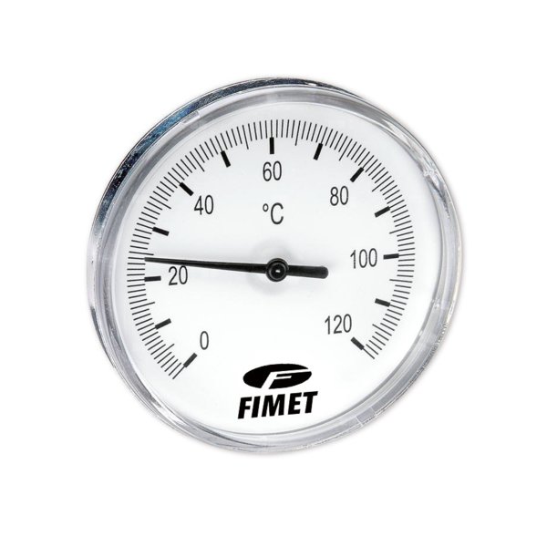 Bimetaliczny termometr z tuleją zanurzeniową G3/8 TB-40 30 0-80  st.C G3/8B /NK+G+VE