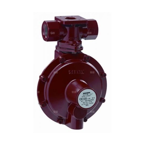 Reduktor II-stopnia z PRV 20-60 kg/h 0,5-2,5bar/37 mbar, przyłącze GW1"xGW1" 51-643-89