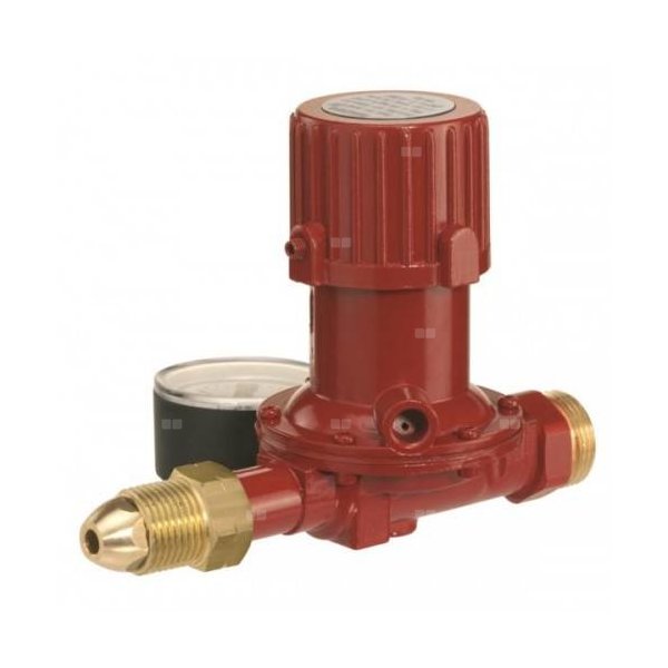 Reduktor I-stopnia z manometrem 24 kg/h 1-4 bar, przyłącze POLxGW 1/2" 01-530-36