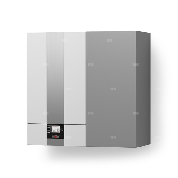 Pakiet - Kocioł gazowy dwufunkcyjny WOLF CGW-2-14 z modułem AM kondensacyjny wiszący 2.1 - 15.2 kW