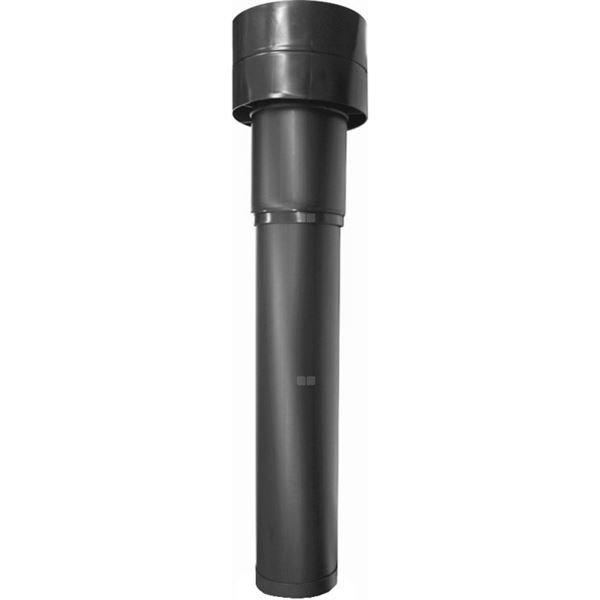 Przejście dachowe izolowane długość 1159 mm, kolor czarny, ściana wewnętrzna 150 mm CWL-300