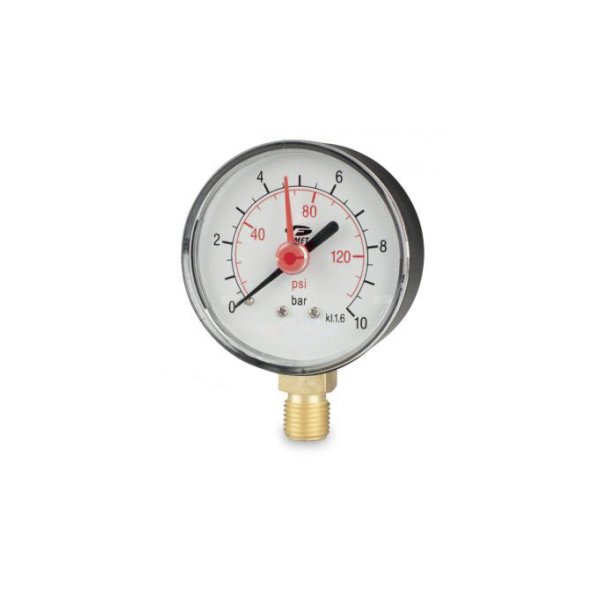 Manometr 0-16 bar z przyłączem dolnym do filtrów samoczyszczących FSV