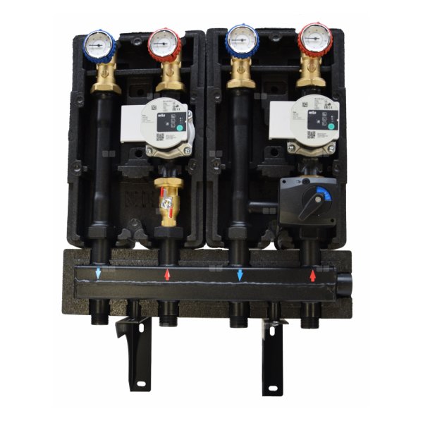 Zestaw D1 z pompami Grundfos UPM3S Auto 25-60