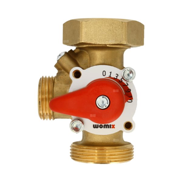 Zawór mieszający 3-dr. MIX MT 25 – DN 25 z nakrętką G 1 1/2”, kv 8,3
