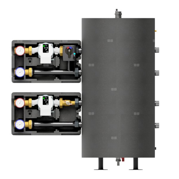 Zestaw DUO-ZONER 45/1L z pompami Grundfos UPM3S Auto 25-60