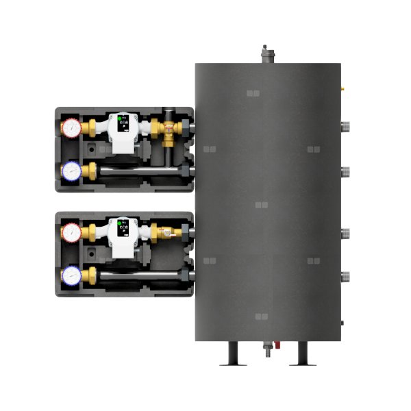 Zestaw DUO-ZONER 45/2L z pompami Grundfos UPM3S Auto 25-60