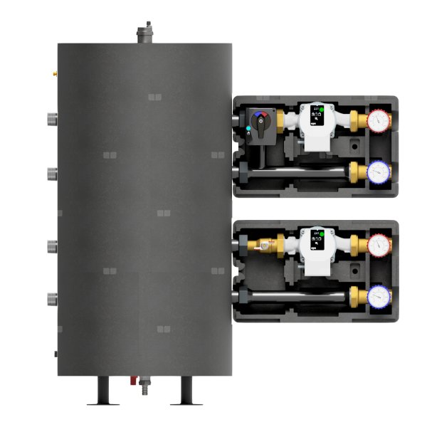 Zestaw DUO-ZONER 45/1P z pompami Grundfos UPM3S Auto 25-60
