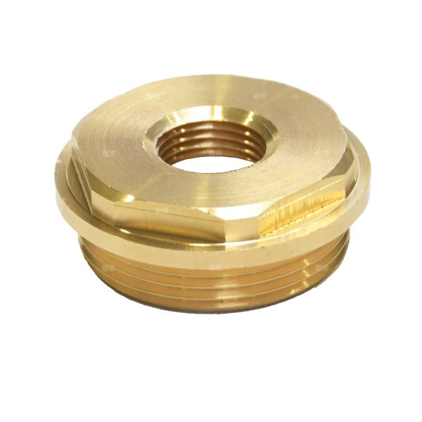 Mosiężny korek redukcyjny z uszczelką DN 25/ DN 15, GW 1”/GW ½”